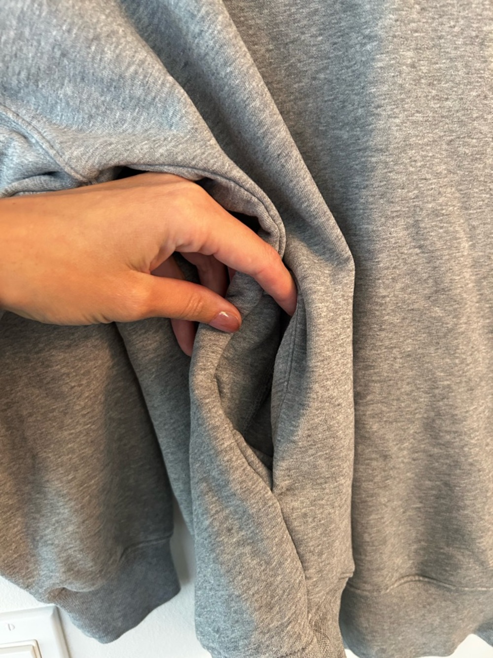 Aritzia Gray Mock-Neck Sweater - Picture 5 of 6